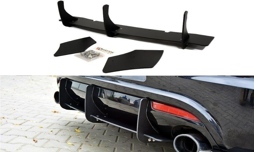 VW Scirocco R Rear Diffuser & Rear Side Splitters