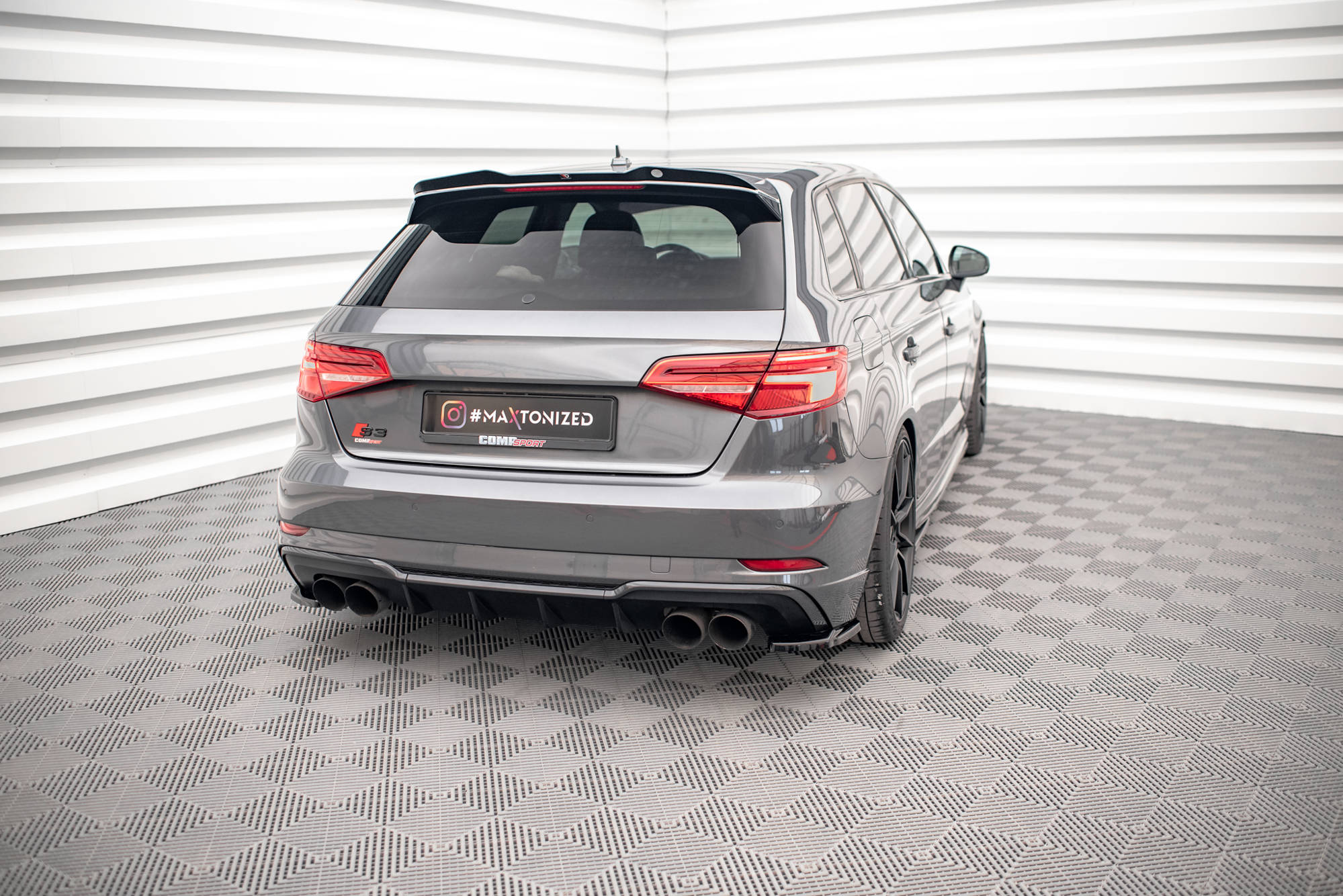 Rear Side Splitters V.1 Audi S3 Sportback 8V Facelift - 5