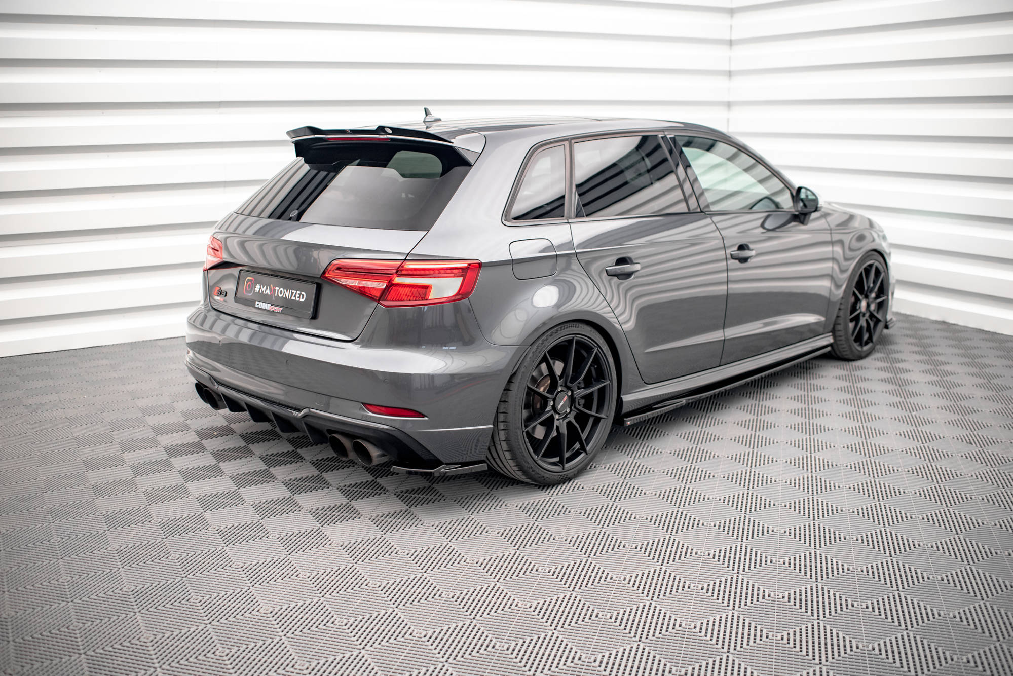 Rear Side Splitters V.1 Audi S3 Sportback 8V Facelift - 4