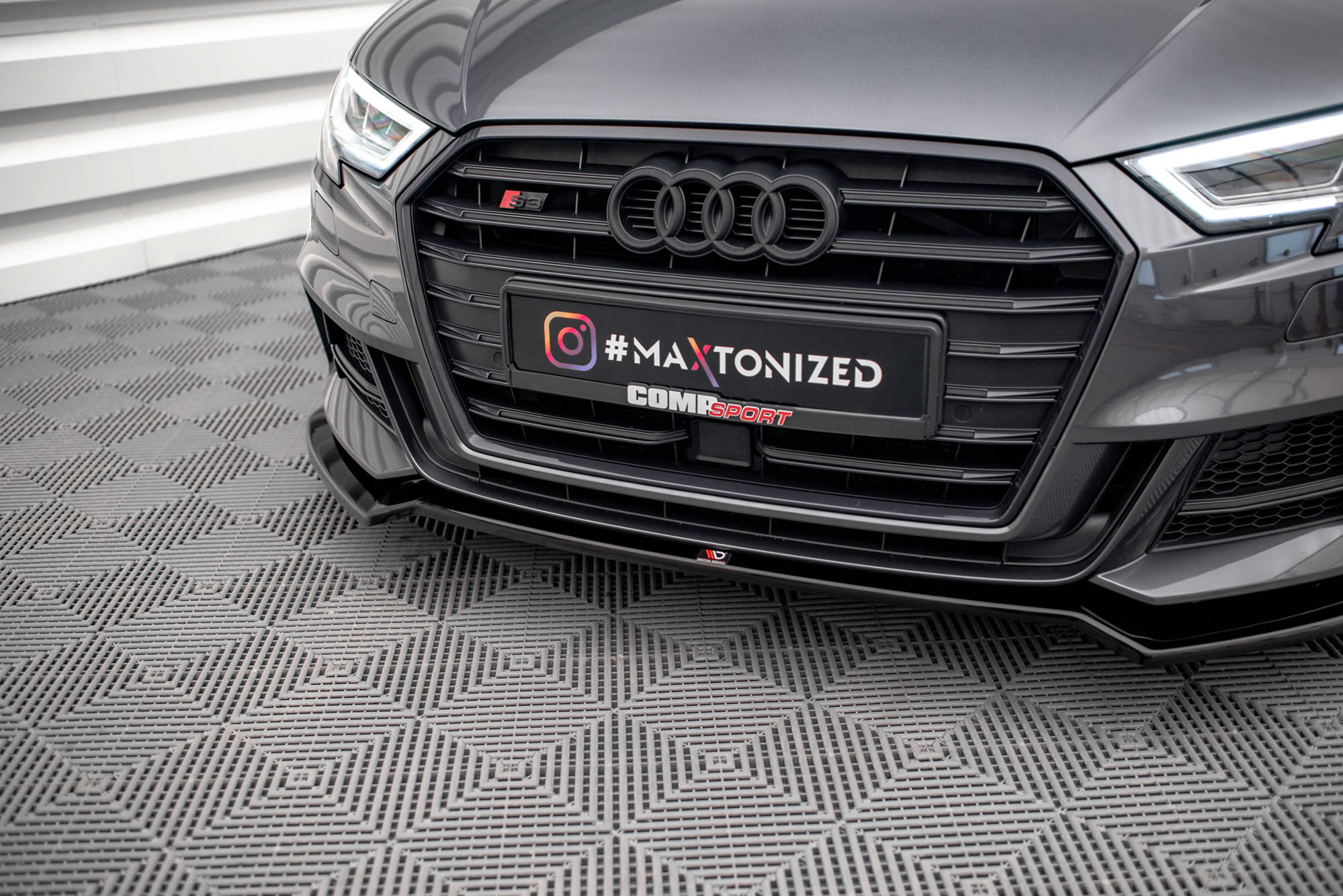 Front Splitter V.2 Audi S3 / A3 S-Line Sportback 8V Facelift - 3