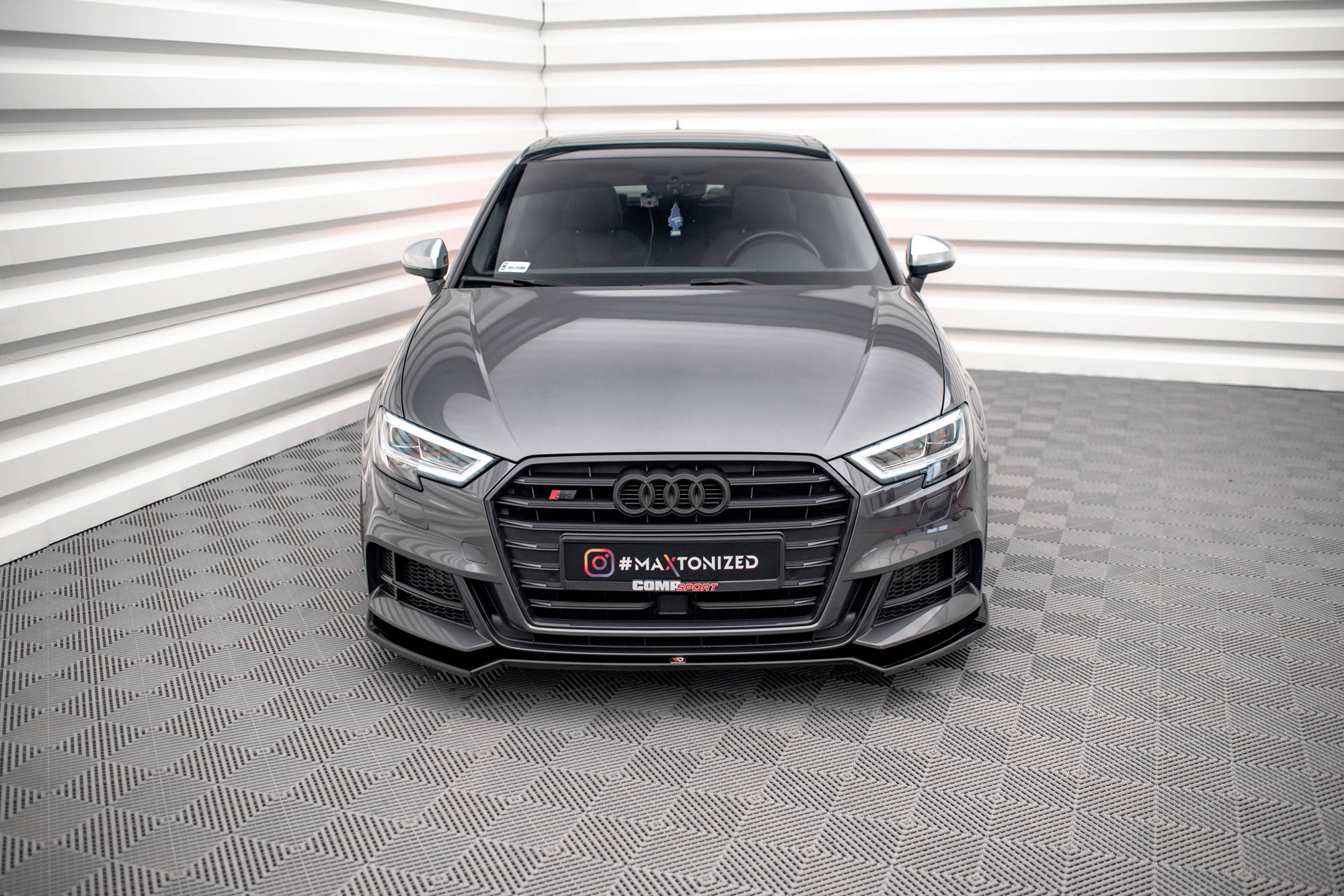 Front Splitter V.2 Audi S3 / A3 S-Line Sportback 8V Facelift - 2