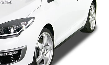 RDX Sideskirts for RENAULT Megane 3 Coupe (2/3-doors) "Slim" 