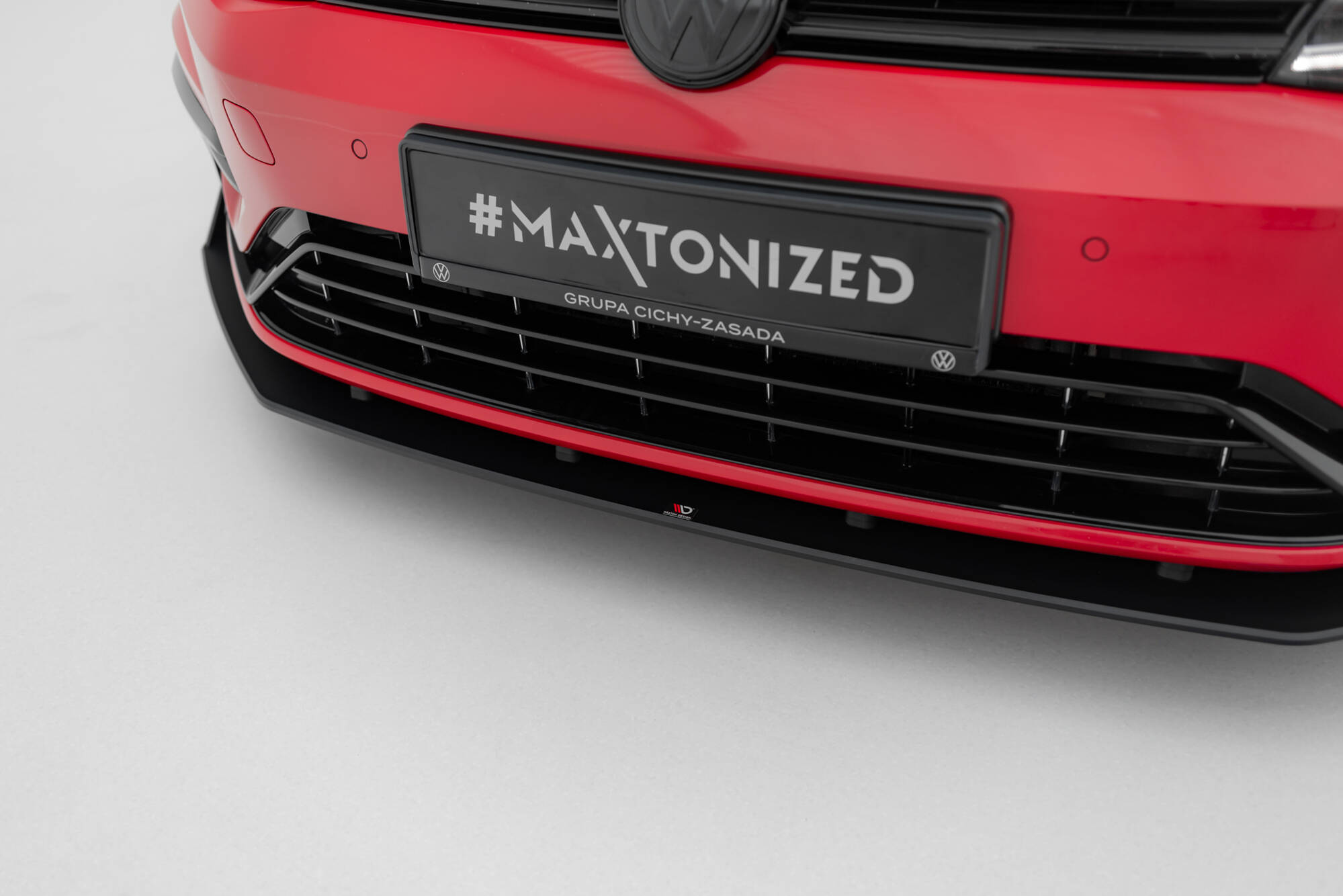 STREET PRO FRONT SPLITTER V.2 SUITABLE FOR VOLKSWAGEN GOLF R / R-LINE MK7 FACELIFT – MAXTON DESIGN - 5