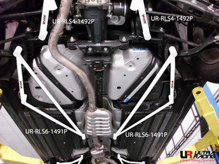 SUBARU OUTBACK 09+ ULTRA-R 2X 3-POINT REAR SIDE BARS 1491P