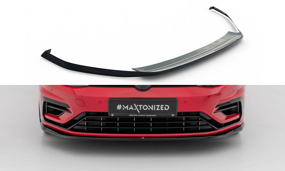 Front Splitter V.7 VW Golf 7 R / R-Line Facelift - 3