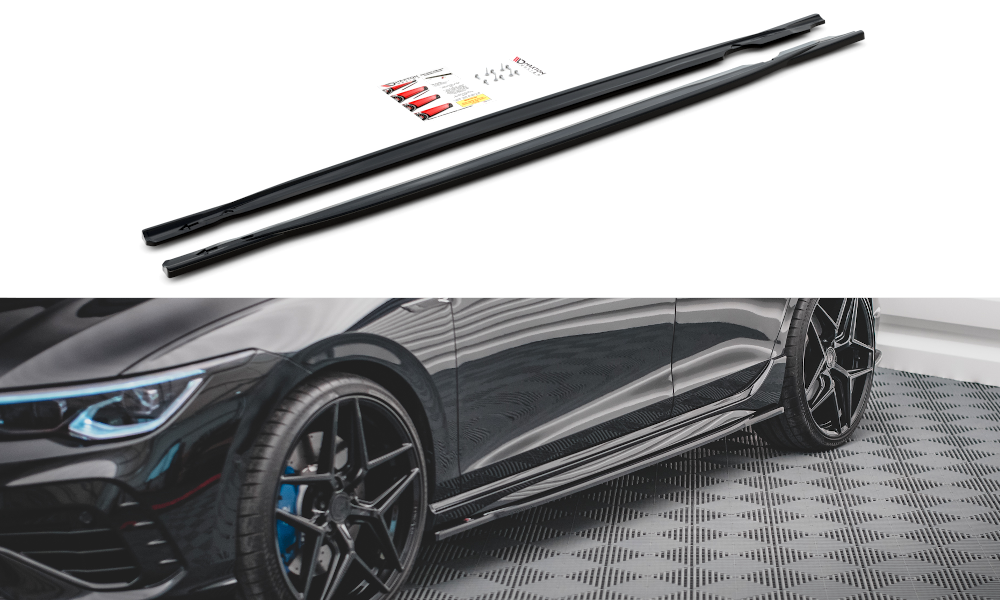 Side Skirts Diffusers V.1 VW Golf R Mk8 (2020-)