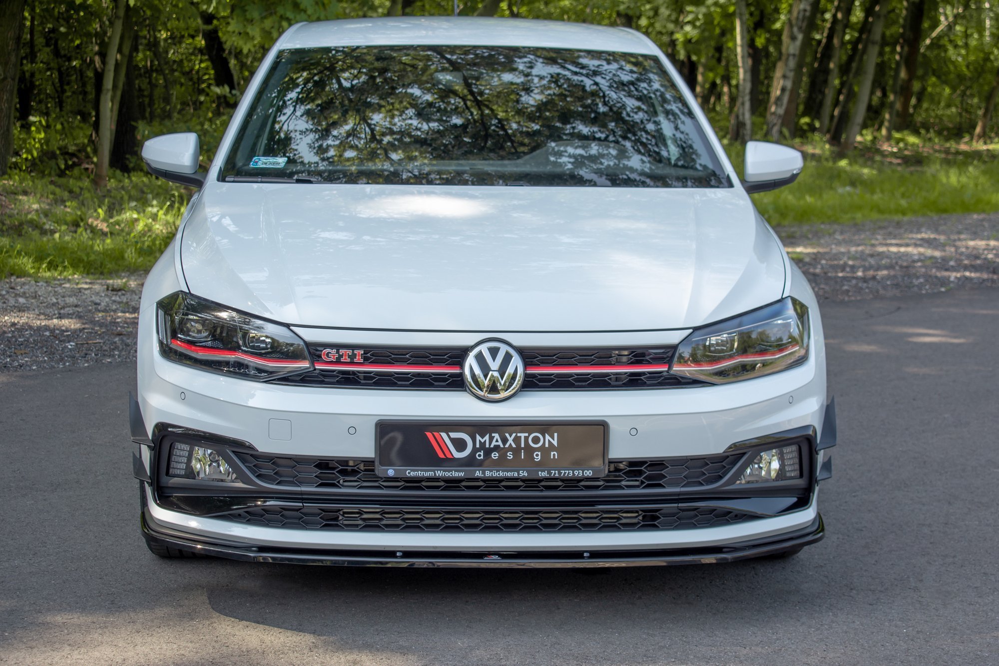 Front Splitter V.1 Volkswagen Polo GTI / R-Line Mk6 - 3