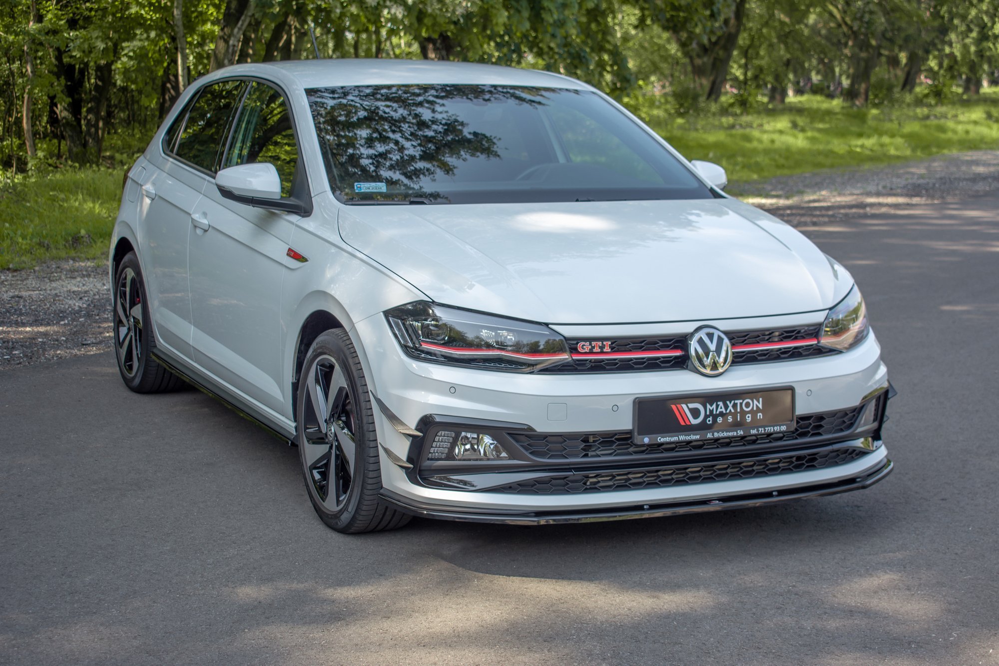 Front Splitter V.1 Volkswagen Polo GTI / R-Line Mk6 - 4
