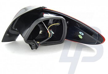 TAILLIGHTS PEUGEOT 206 10.98- RED WHITE
