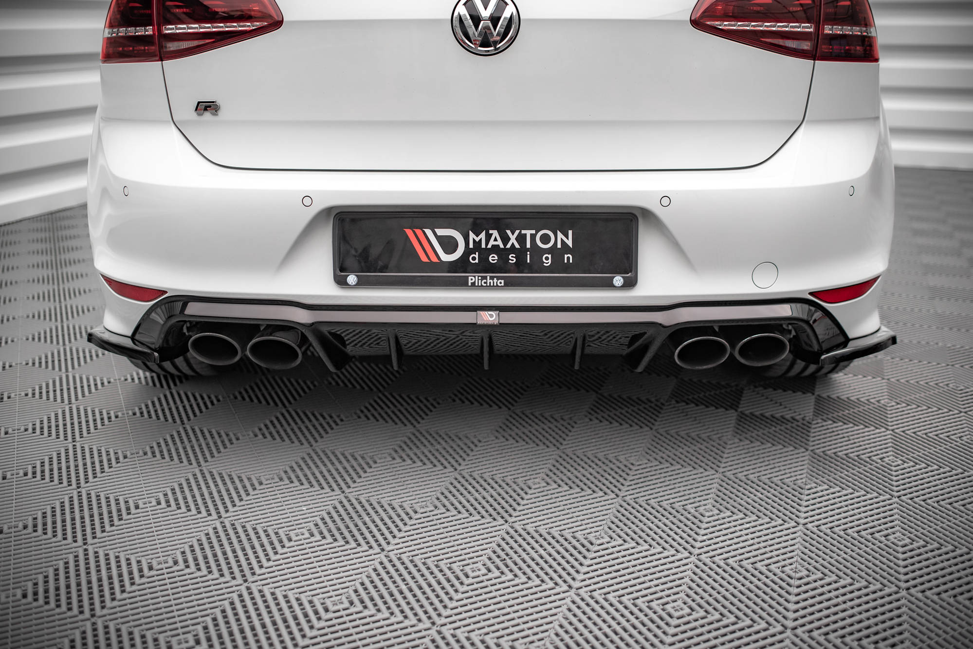 Rear Side Splitters V.4 VW Golf R Mk7 - 4