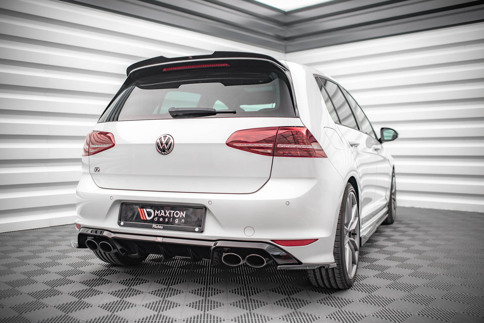 Rear Side Splitters V.4 VW Golf R Mk7 - 2