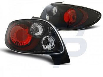 TAILLIGHTS PEUGEOT 206 CC 10.98- BLACK