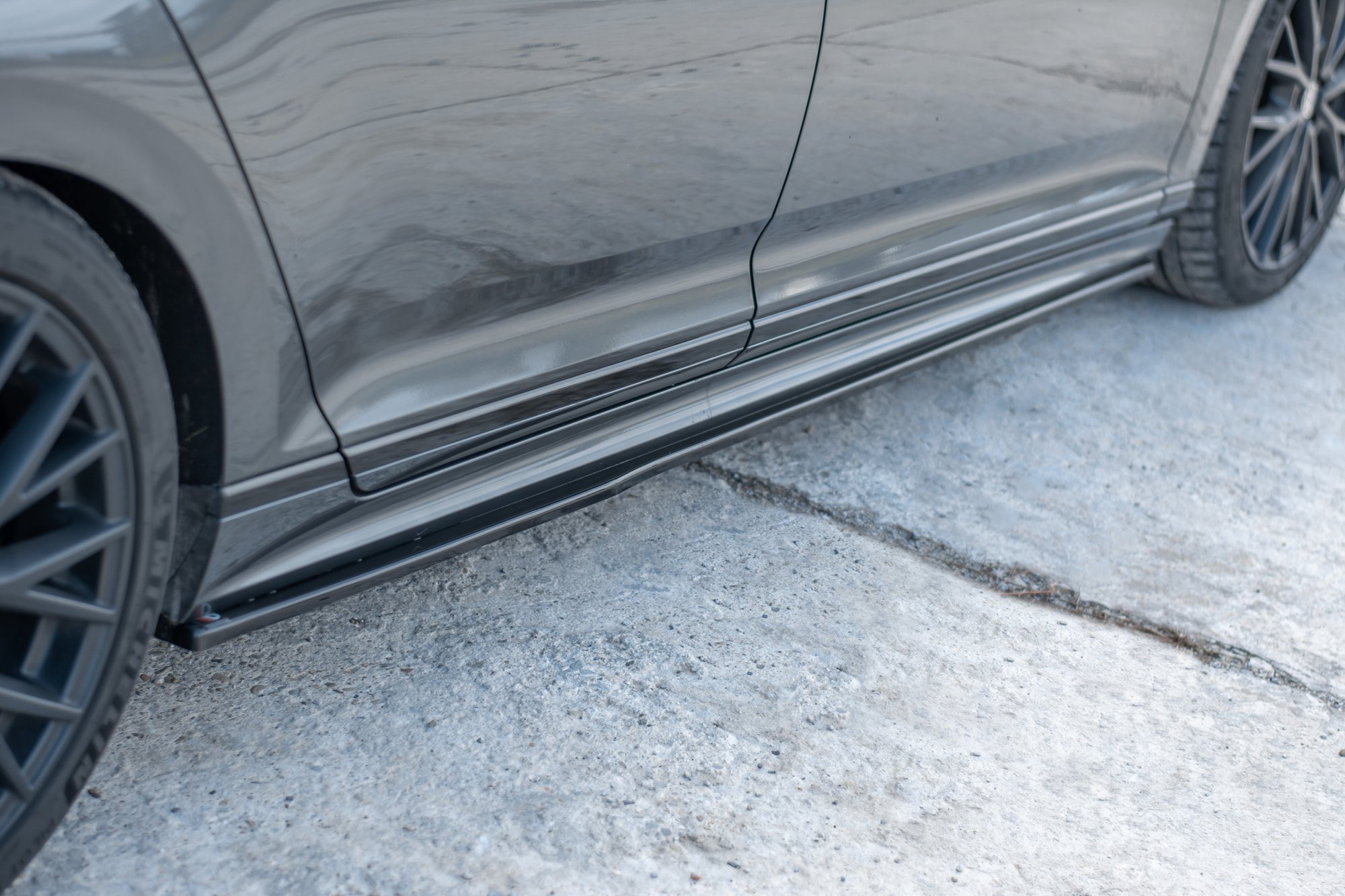 Side Skirts Diffusers Volkswagen Passat R-line B8 (2015-2019) - 2