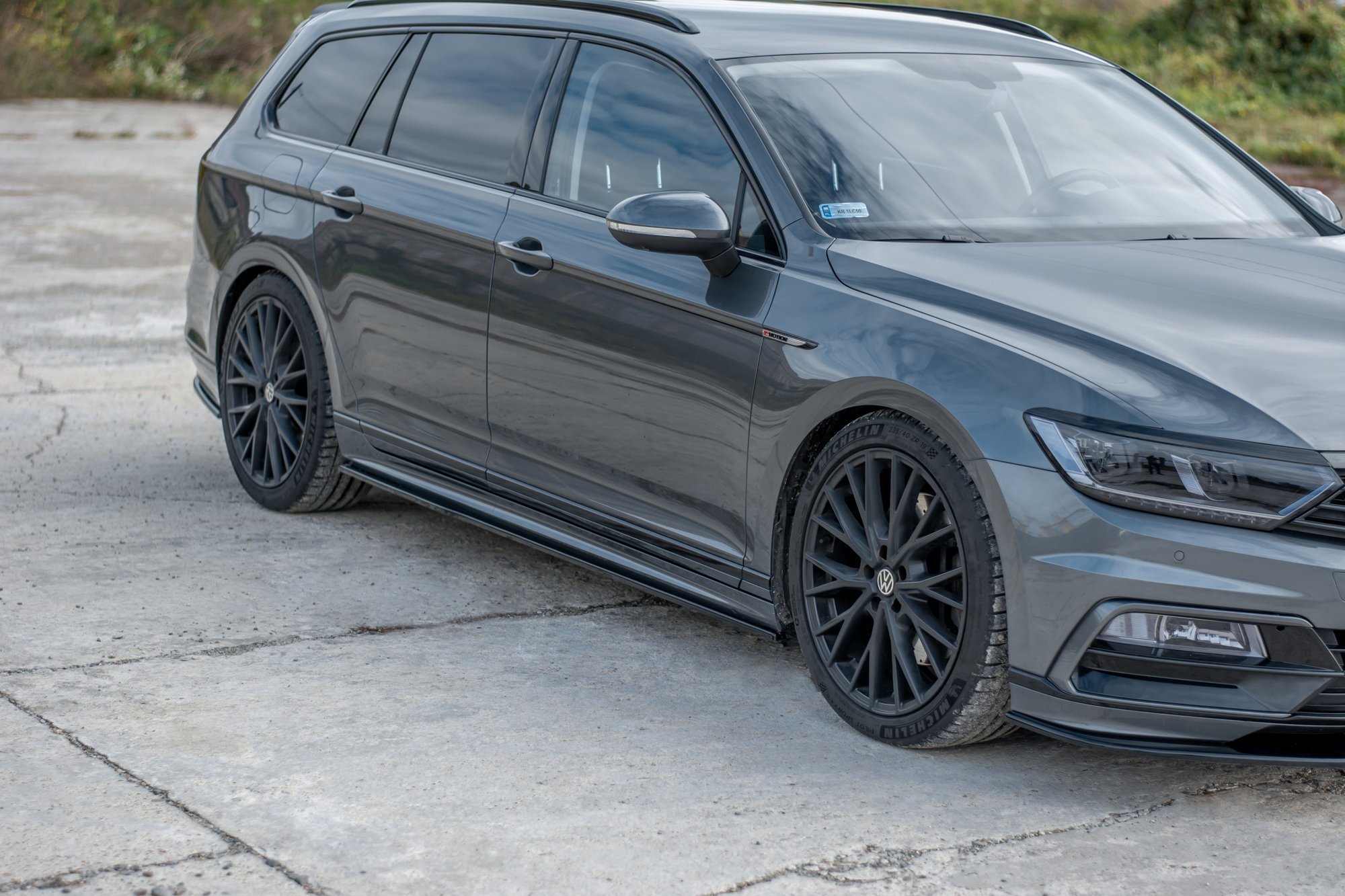 Side Skirts Diffusers Volkswagen Passat R-line B8 (2015-2019) - 4