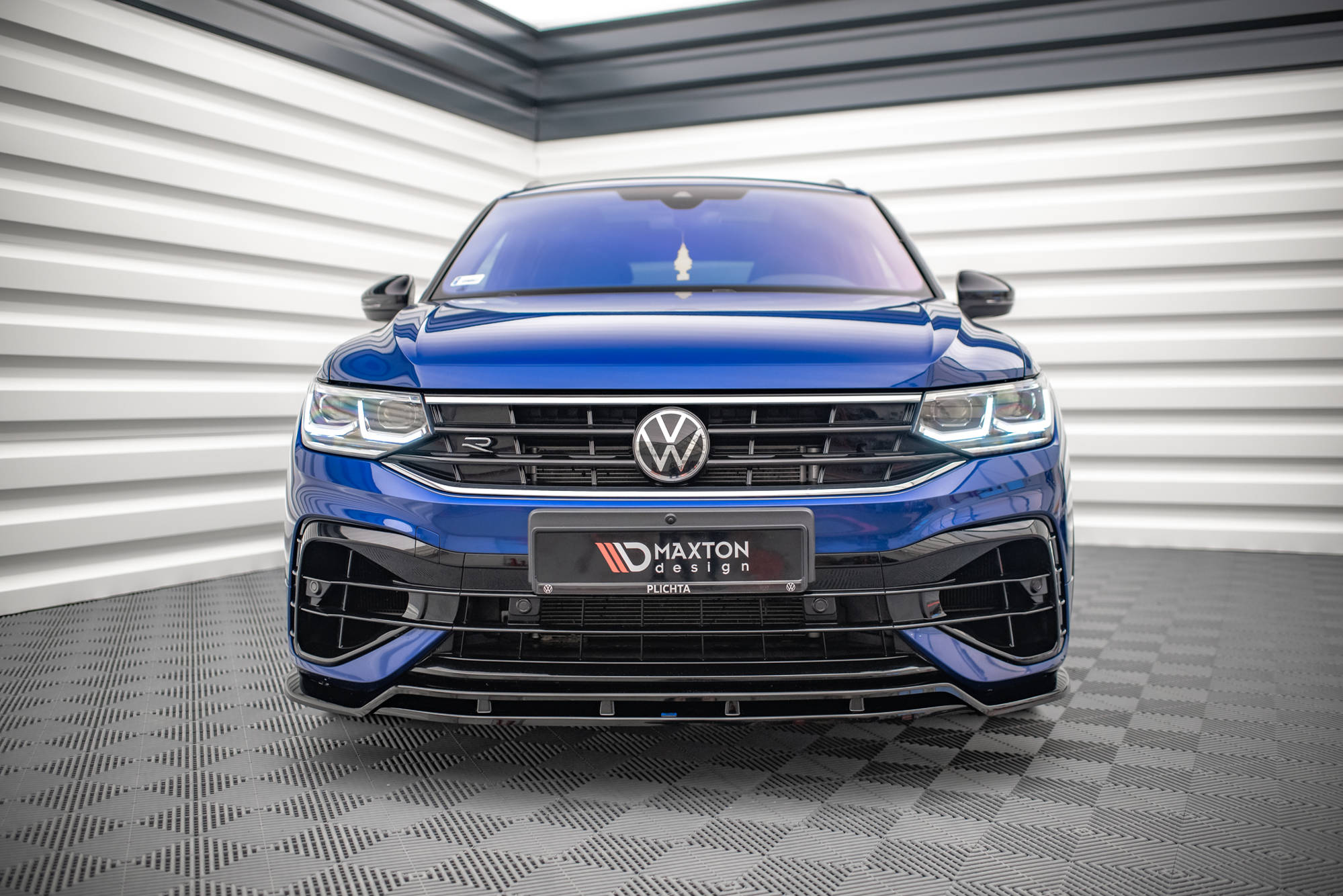 Front Splitter V.1 VW Tiguan R  / R-line MK2 Facelift (2020-) - 3