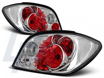 TAILLIGHTS PEUGEOT 307 04.01-07 CHROME