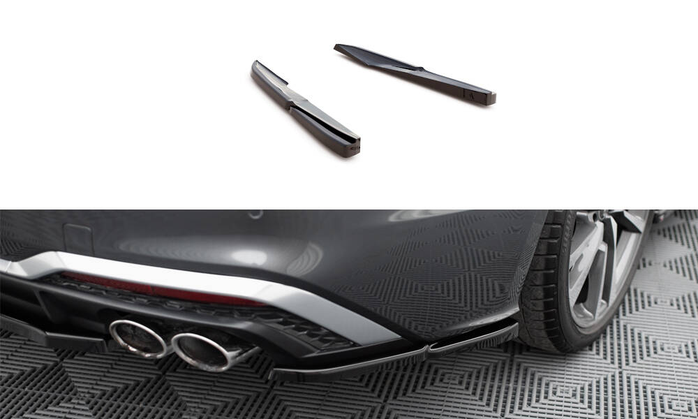 Rear Side Splitters Audi S5 Sportback / Coupe F5 Facelift