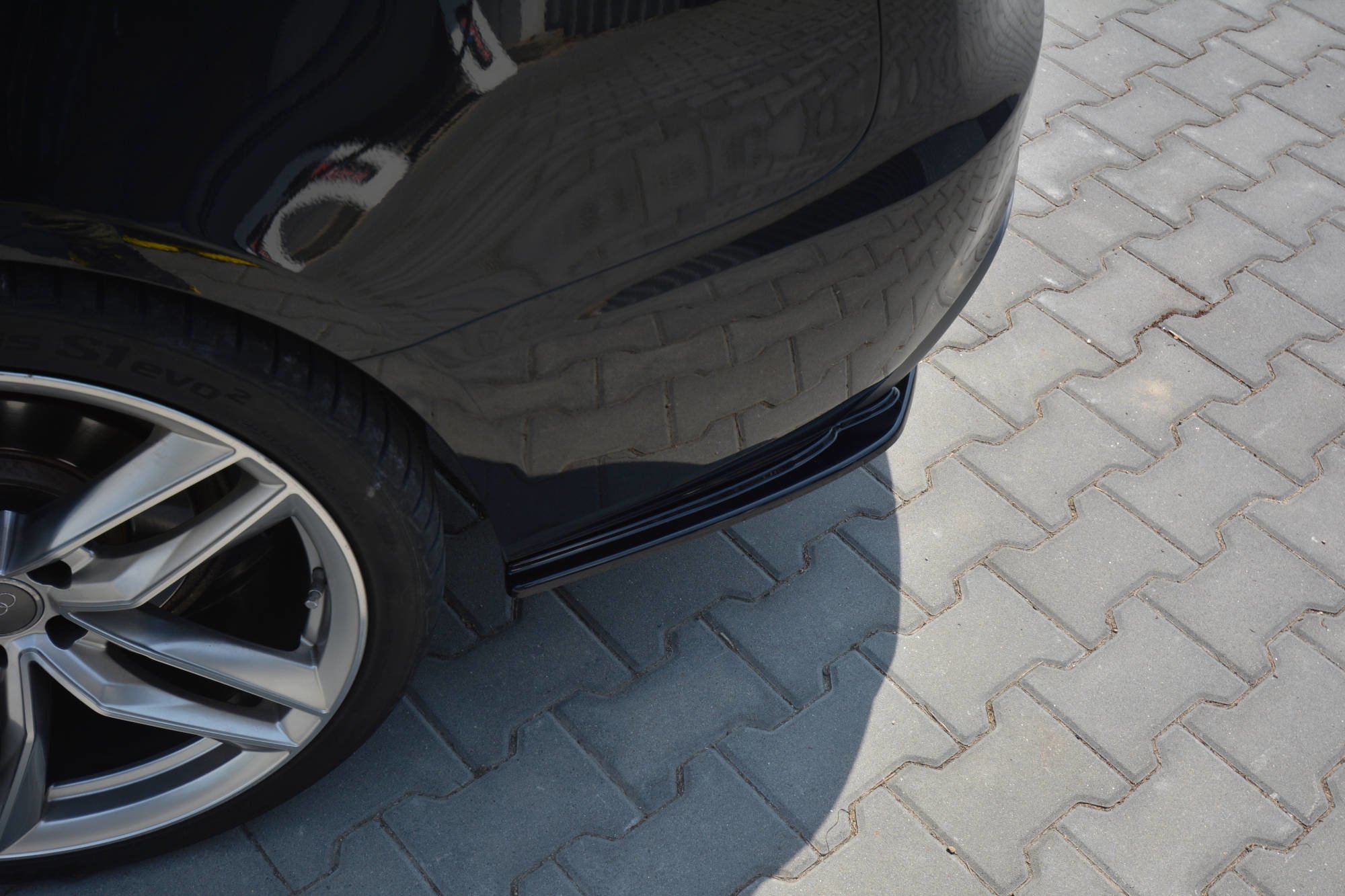 Rear Side Splitters Audi A5 S-Line 8T FL Sportback - 3