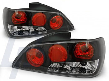 TAILLIGHTS PEUGEOT 406 09.95-04.99 BLACK
