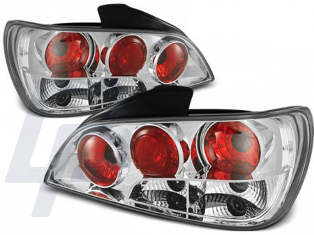 TAILLIGHTS PEUGEOT 406 09.95-04.99 CHROME