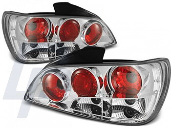 TAILLIGHTS PEUGEOT 406 09.95-04.99 CHROME