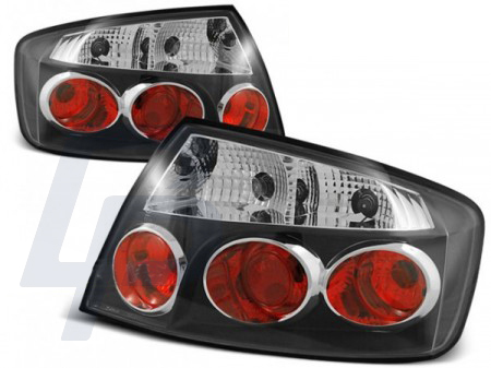 TAILLIGHTS PEUGEOT 407 05.04- SEDAN BLACK