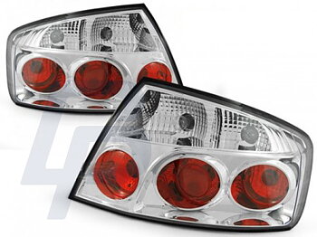 TAILLIGHTS PEUGEOT 407 05.04- SEDAN CHROME