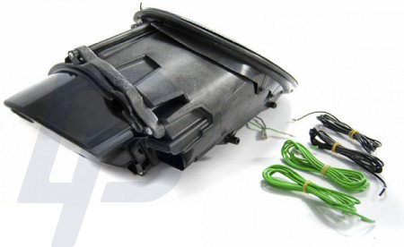 HEADLIGHTS PORSCHE 911 (997) 04-09 BLACK TUBE LIGHT HID XENON - 3