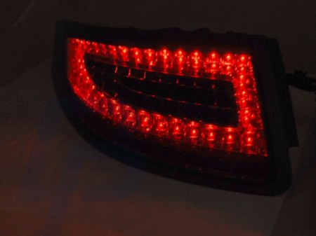 LED TAILLIGHTS PORSCHE 911 997 04-09 RED SMOKE LED - 2