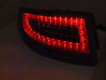 LED TAILLIGHTS PORSCHE 911 997 04-09 RED SMOKE LED