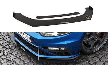 Front Racing Splitter (with wings) Volkswagen Polo GTI Mk5 Facelift