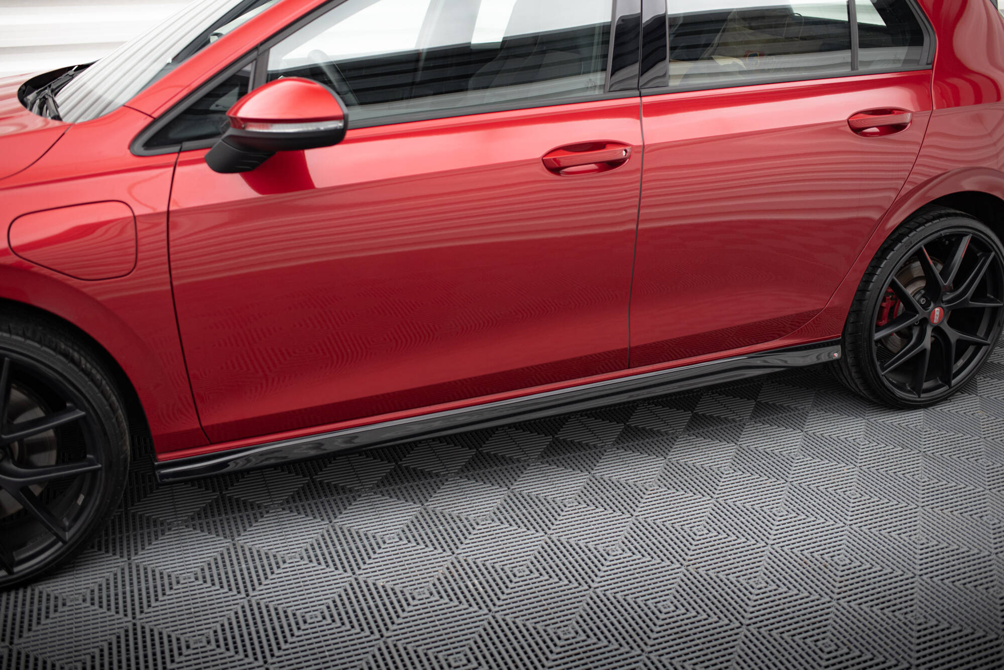 Side Skirts Diffusers V.3 Volkswagen Golf GTI / GTE / GTI Clubsport / R-Line Mk8 - 3