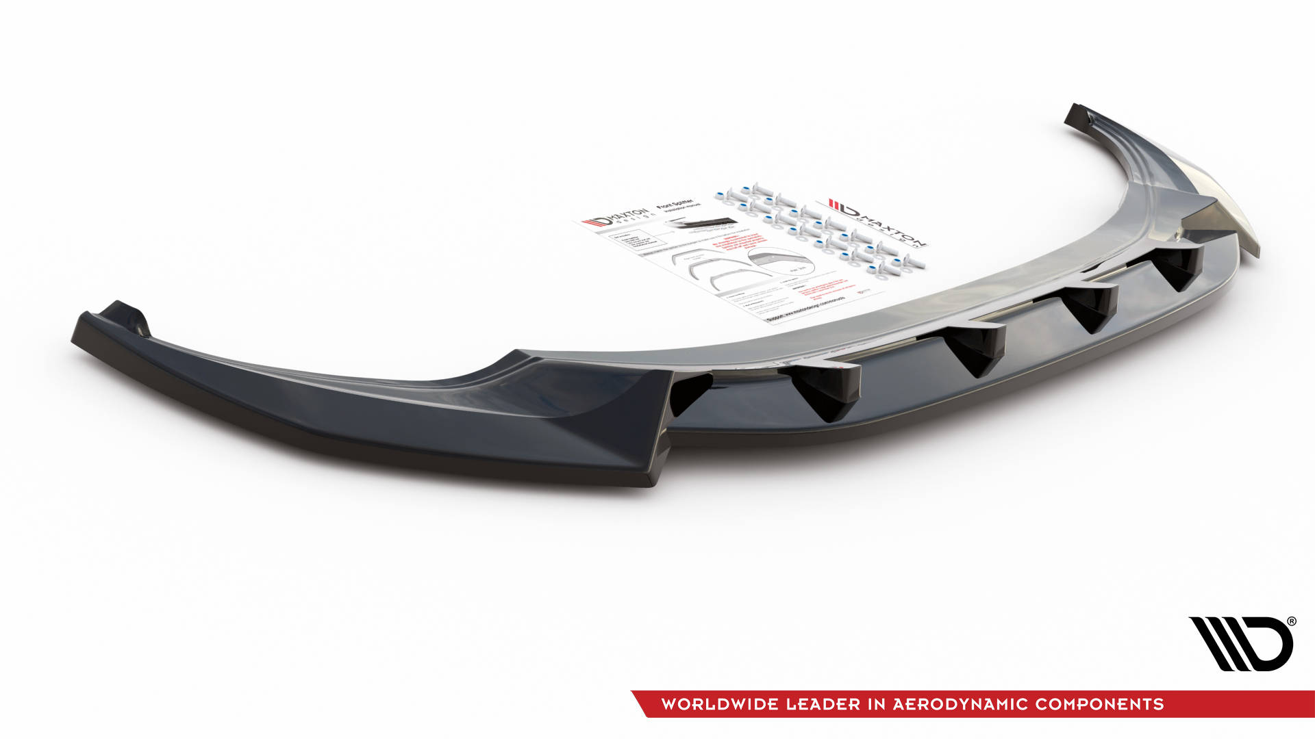 Front Splitter V.2 VW Tiguan R  / R-line MK2 Facelift (2020-) - 4