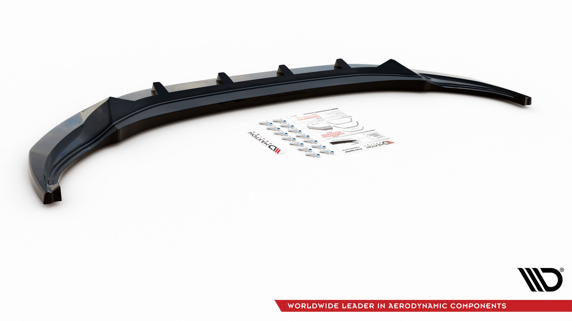 Front Splitter V.2 VW Tiguan R  / R-line MK2 Facelift (2020-) - 5