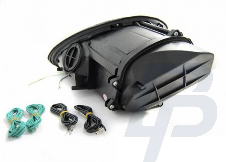HEADLIGHTS PORSCHE BOXSTER / CAYMAN 987 05-08 HID BLACK - 3
