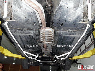 SUBARU LEGACY B4 03-09 2.0 ULTRA-R 2X 3-POINT SIDE BARS 1428