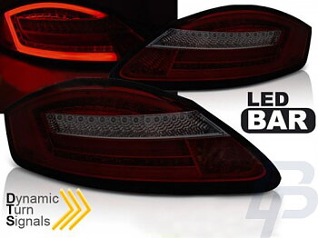 LED TAILLIGHTS PORSCHE BOXSTER 987 / CAYMAN 05-08 RED SMOKE SEQ LED