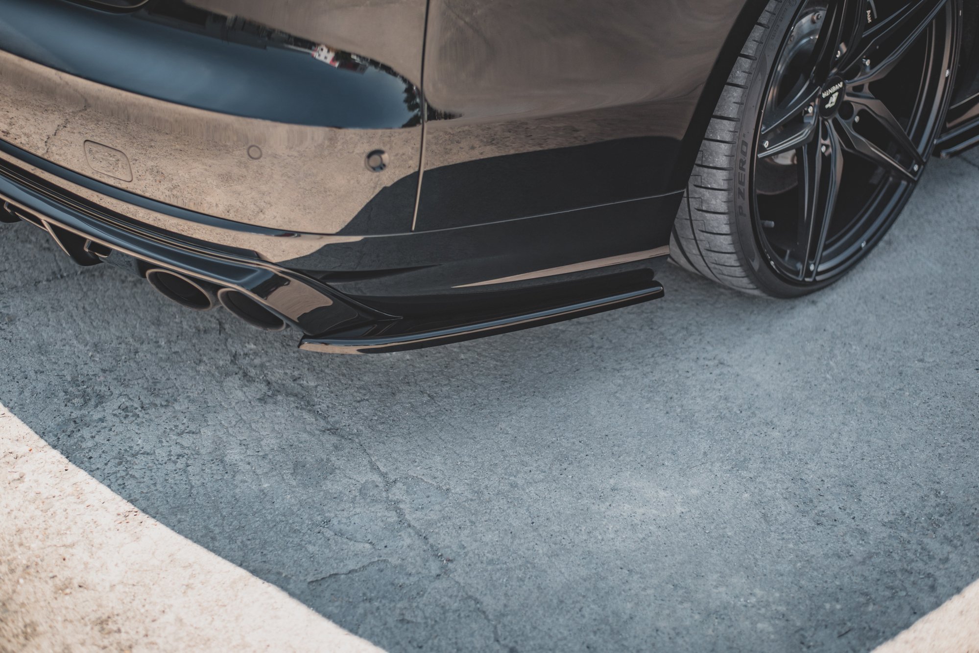 Rear Side Splitters V.2 Audi S8 D4 Facelift (2015-2017) - 5