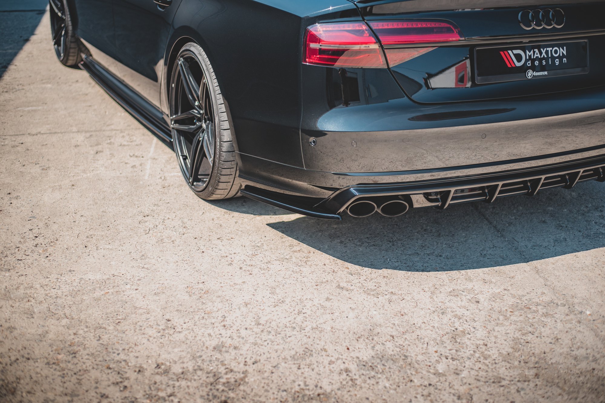 Rear Side Splitters V.2 Audi S8 D4 Facelift (2015-2017) - 2