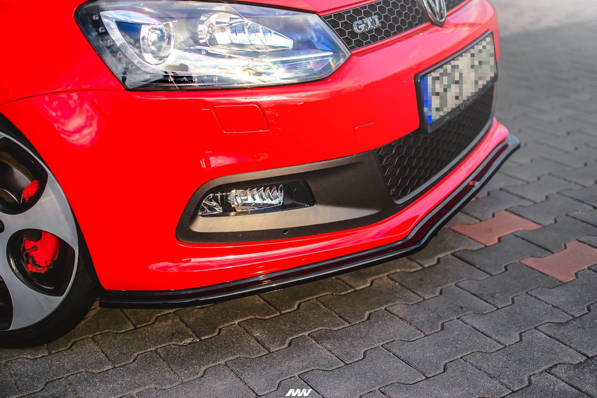 Front Splitter V.2 Volkswagen Polo GTI Mk5