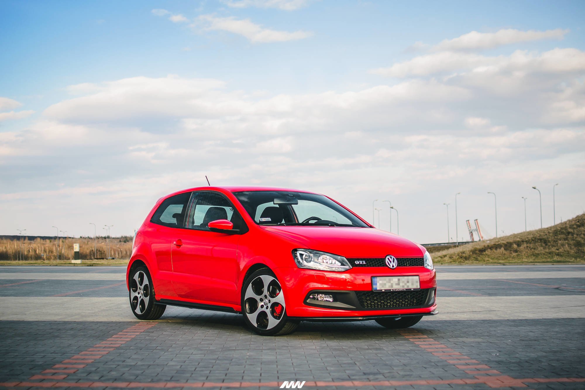 Front Splitter V.2 Volkswagen Polo GTI Mk5 - 3