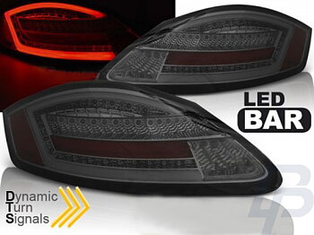 LED TAILLIGHTS PORSCHE BOXSTER 987 / CAYMAN 05-08 SMOKE SEQ LED
