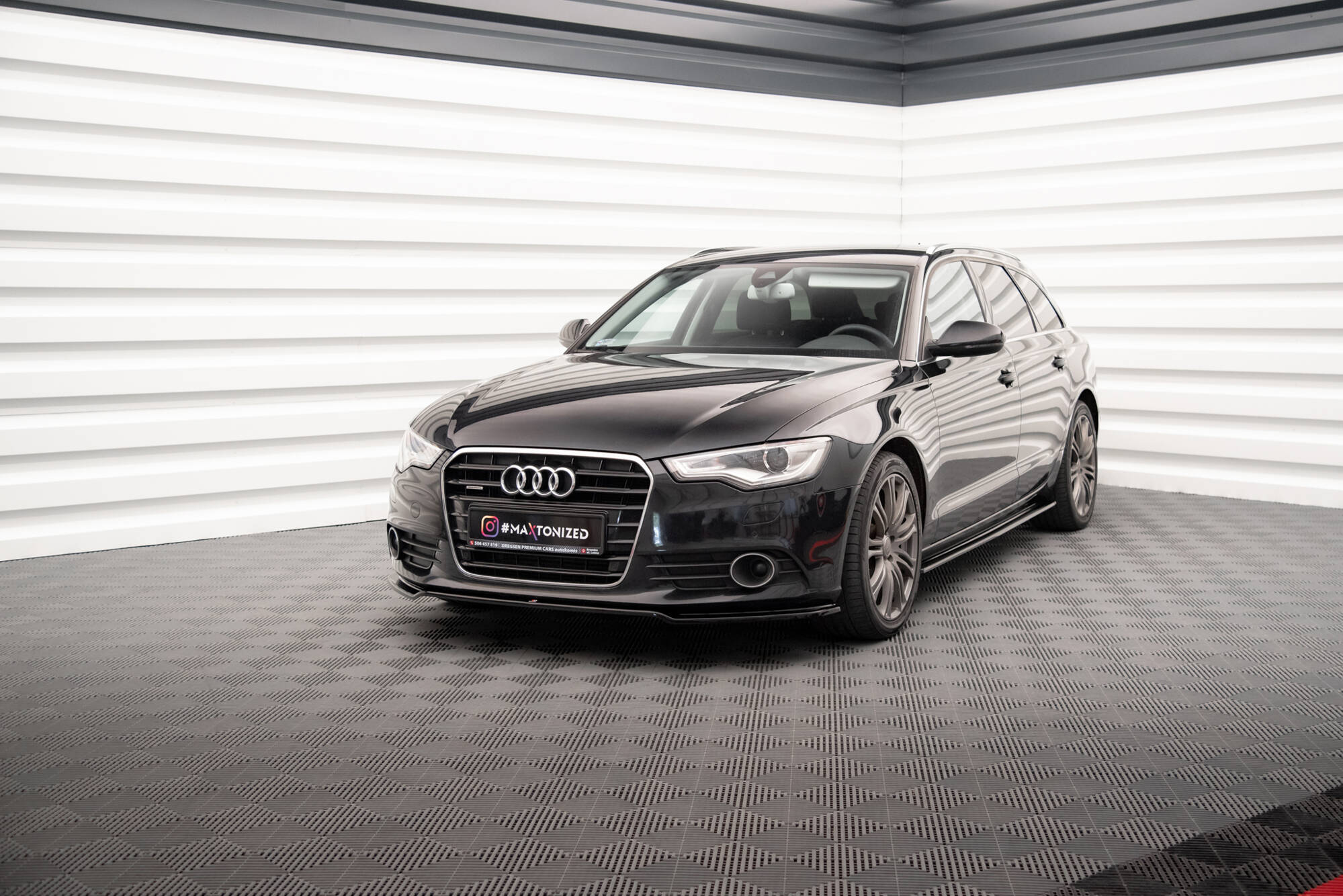 Side Skirts Diffusers V.1 Audi A6 C7 - 4