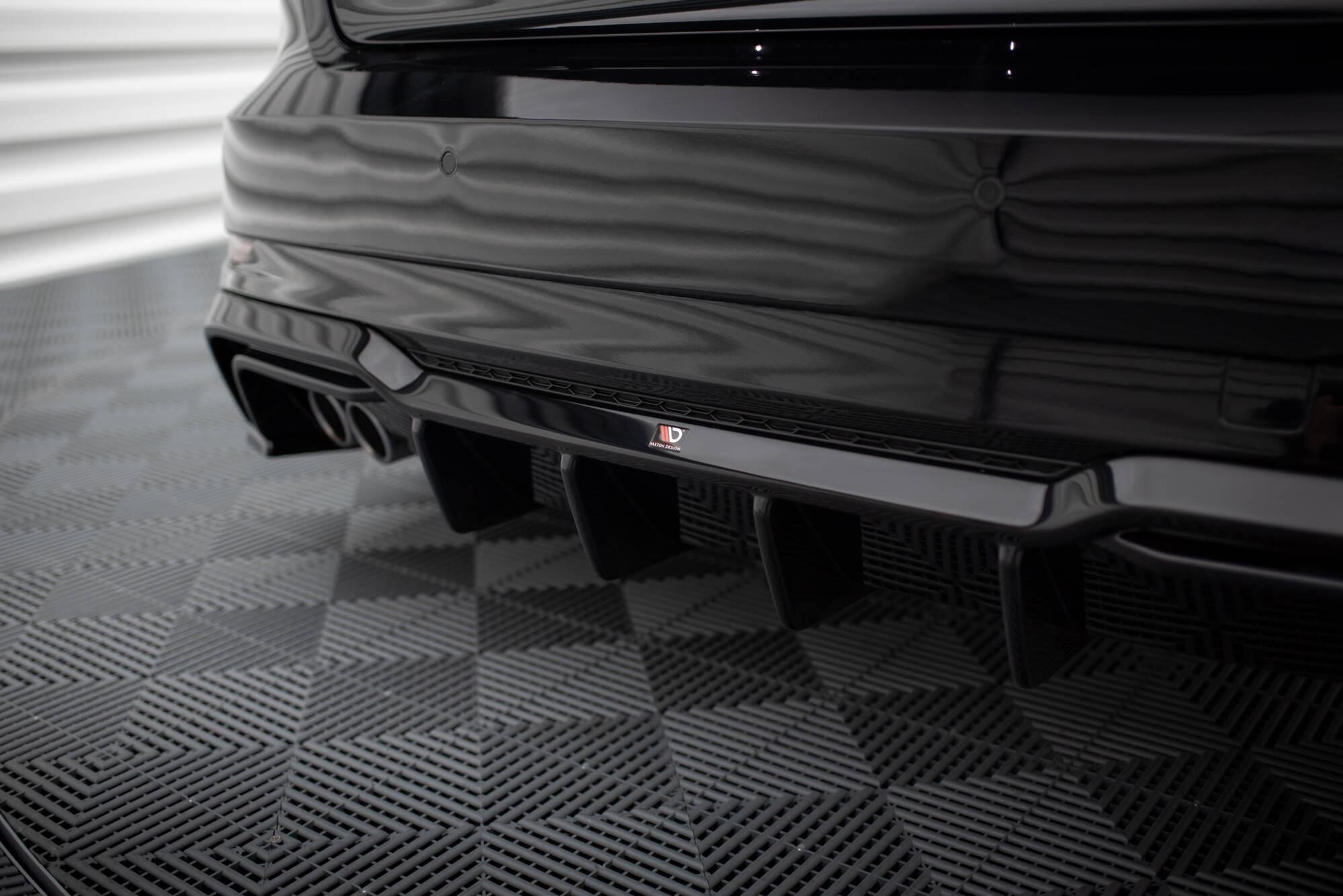 Rear Valance Audi A3 S-Line Sportback 8V Facelift (Version with dual exhausts on one side) - 4
