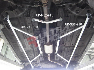FIAT IDEA 06+ 1.4 ULTRARACING 2X 4-POINT REAR/SIDE BRACES