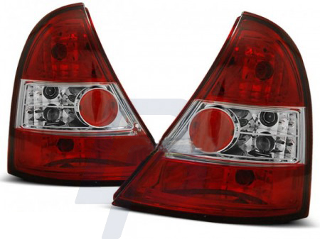TAILLIGHTS RENAULT CLIO II 09.98-05.01 RED WHITE