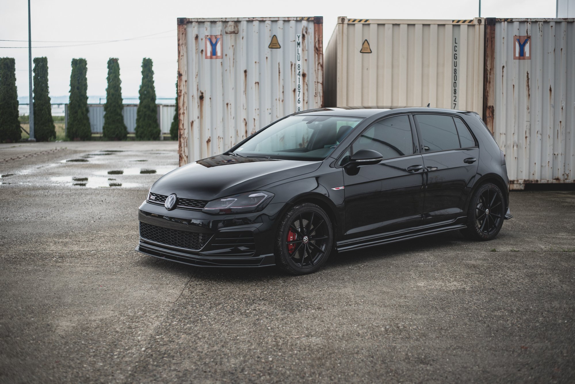 STREET PRO FRONT SPLITTER SUITABLE FOR VW GOLF 7 GTI TCR – MAXTON DESIGN - 6