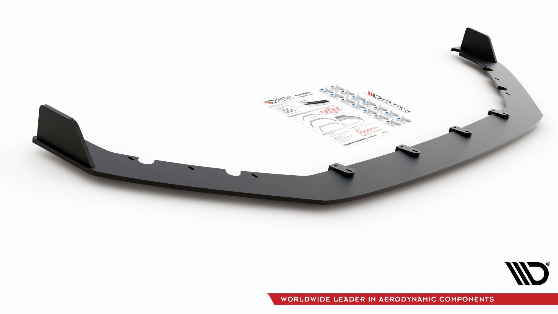 STREET PRO FRONT SPLITTER SUITABLE FOR VW GOLF 7 GTI TCR – MAXTON DESIGN - 2
