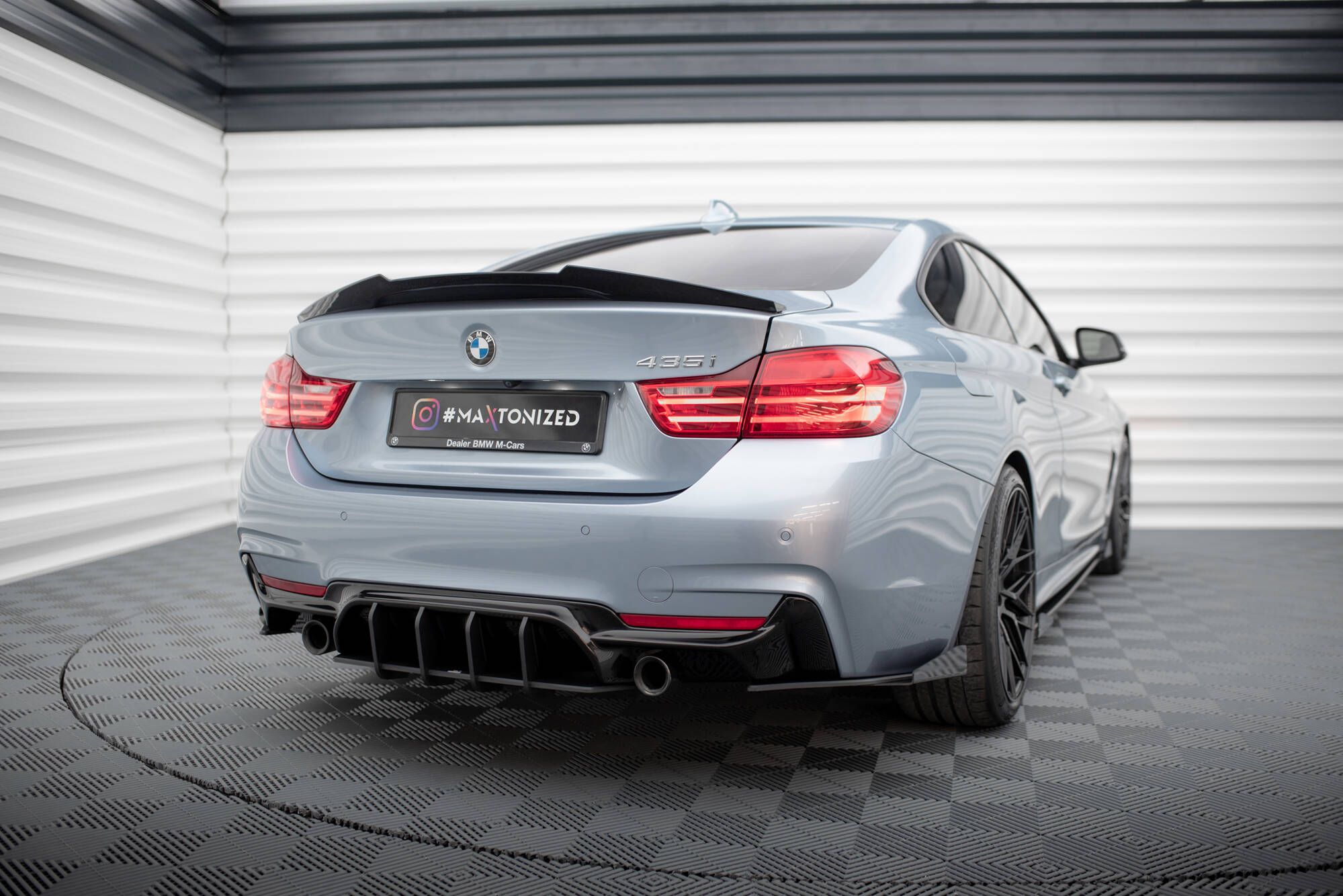 REAR SIDE FLAPS SUITABLE FOR BMW 435I COUPE M-PACK F32 – MAXTON DESIGN - 3