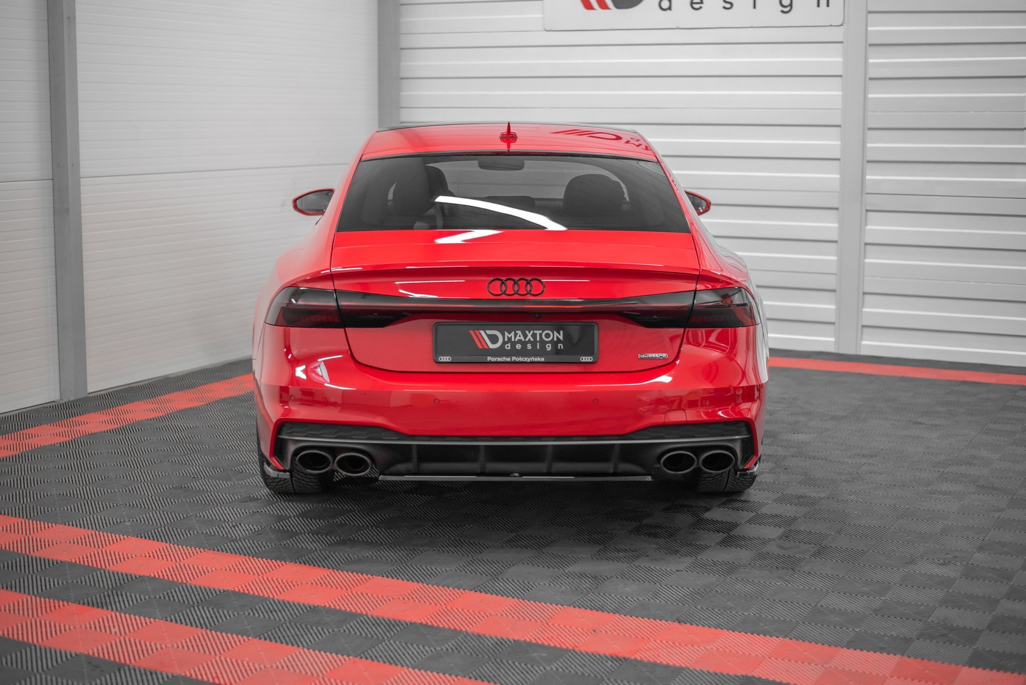 Central Rear Splitter Audi A7 C8 S-Line (2017-) - 2